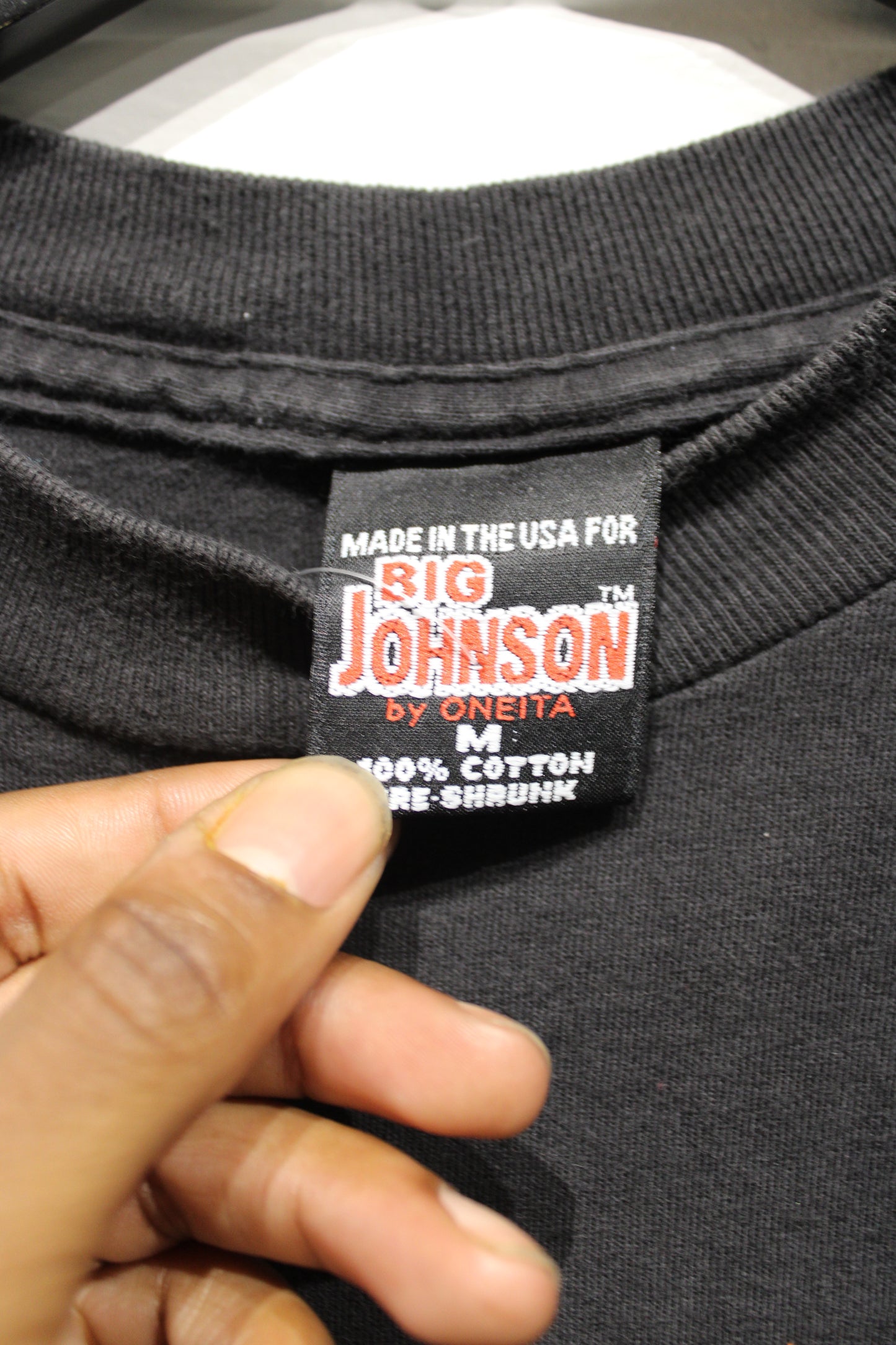 Big-Johnson Motorcycles T-Shirt | Vintage '90s Humorous Graphic Tee | Classic Biker Statement Shirt