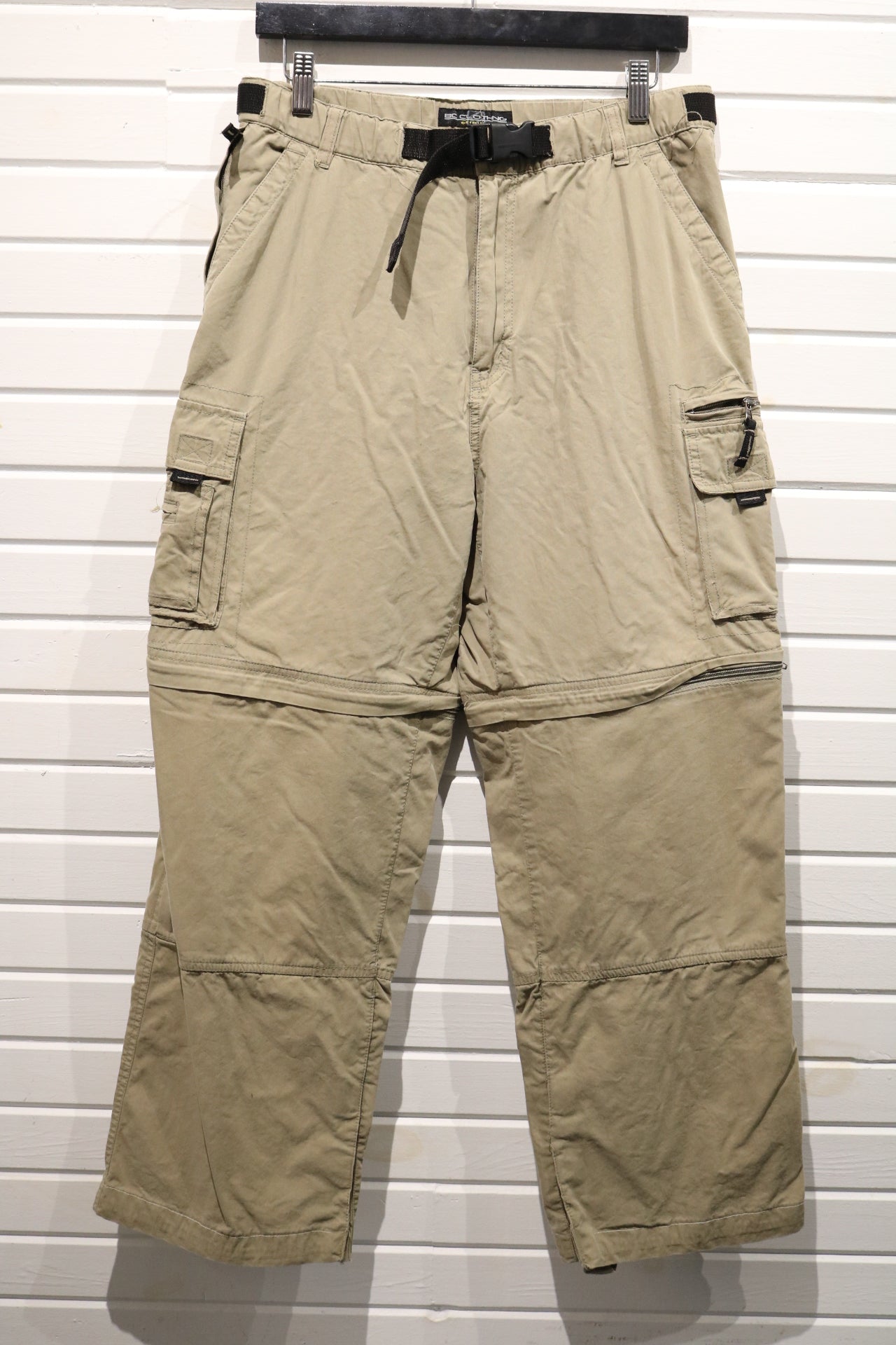 BC Clothing Cargo Pants | Vintage Convertible Zip-Off Utility Trousers | Outdoor Adventure Wear