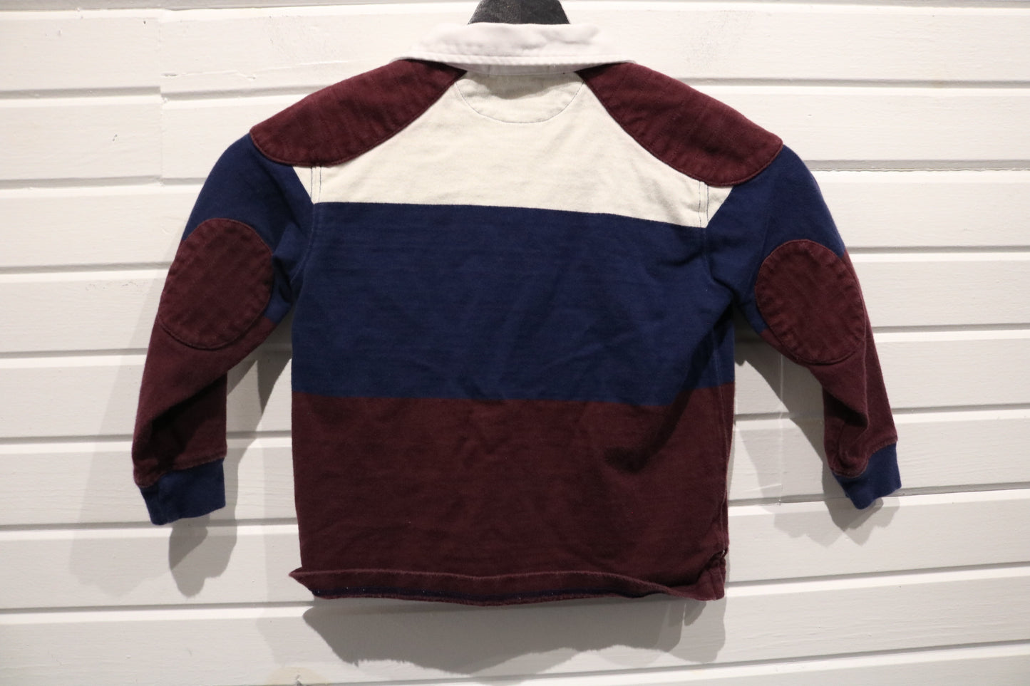 Polo Ralph Lauren Rugby Shirt | Vintage Classic Embroidered Crest Long Sleeve Top | Youth Sportswear