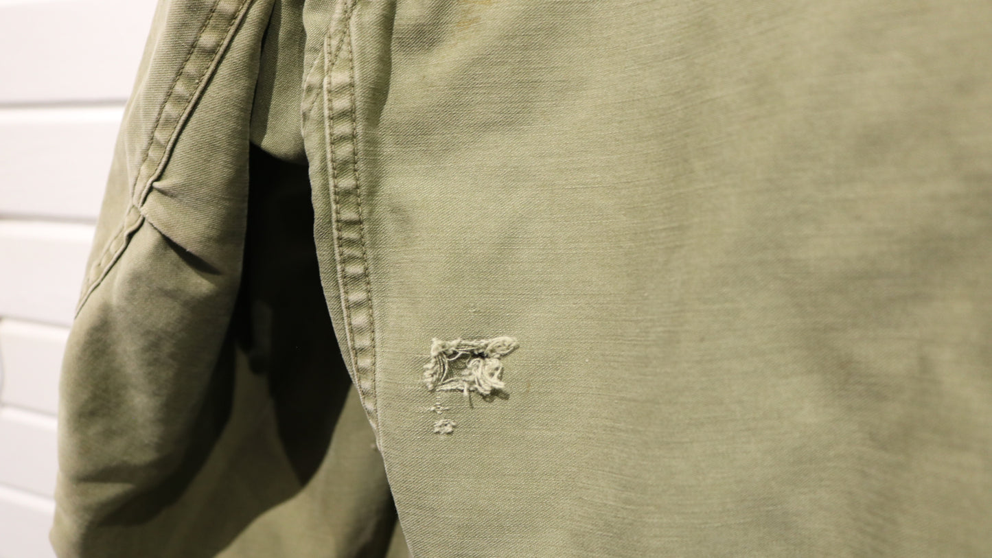 Vintage U.S.-Army Military Field Jacket | Vietnam Era Green Combat Outerwear | Classic Army Surplus Style