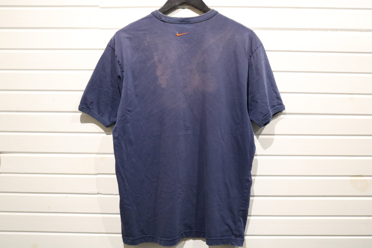 Nike T-Shirt | Vintage 90s Blue Graphic Tee | Classic Swoosh Logo Short Sleeve