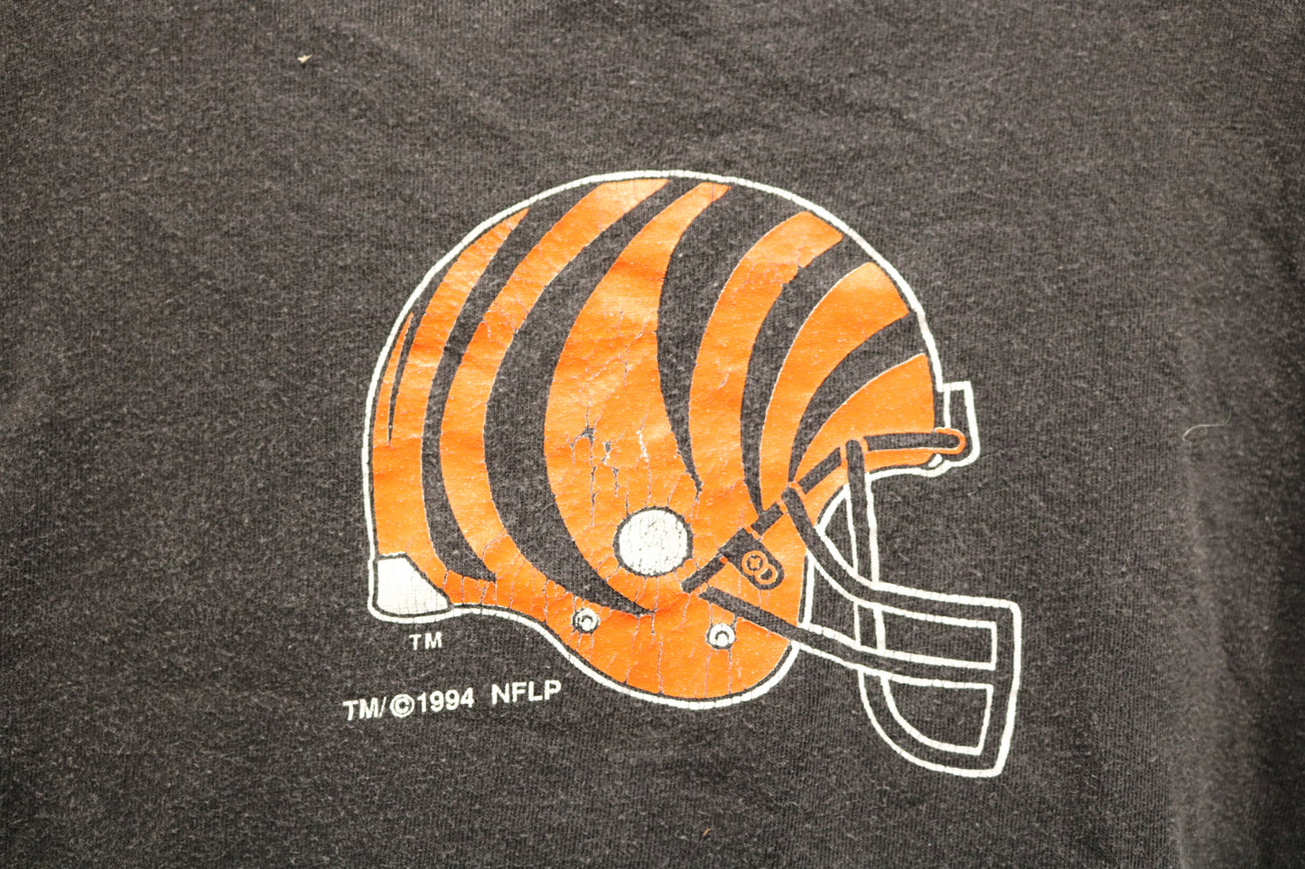 Cincinnati-Bengals T-Shirt | Vintage 1990s NFL Graphic Tee | Old School Football Fan Shirt | Black Orange Short Sleeve