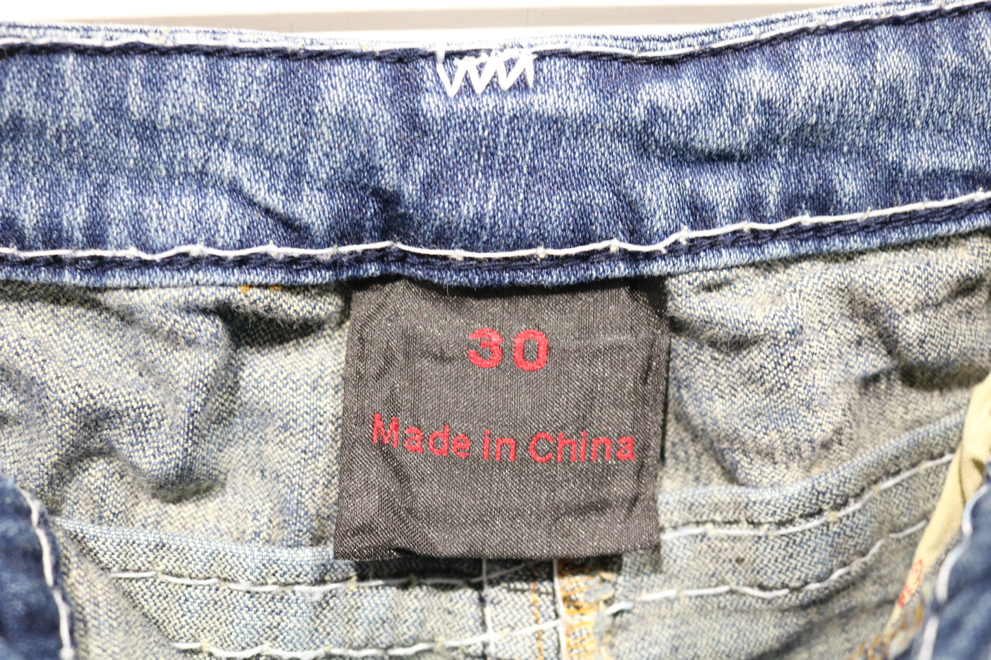 True-Religion Jeans | Vintage 2000s Contrast Stitch Denim Trouser | Classic Western Style Pants