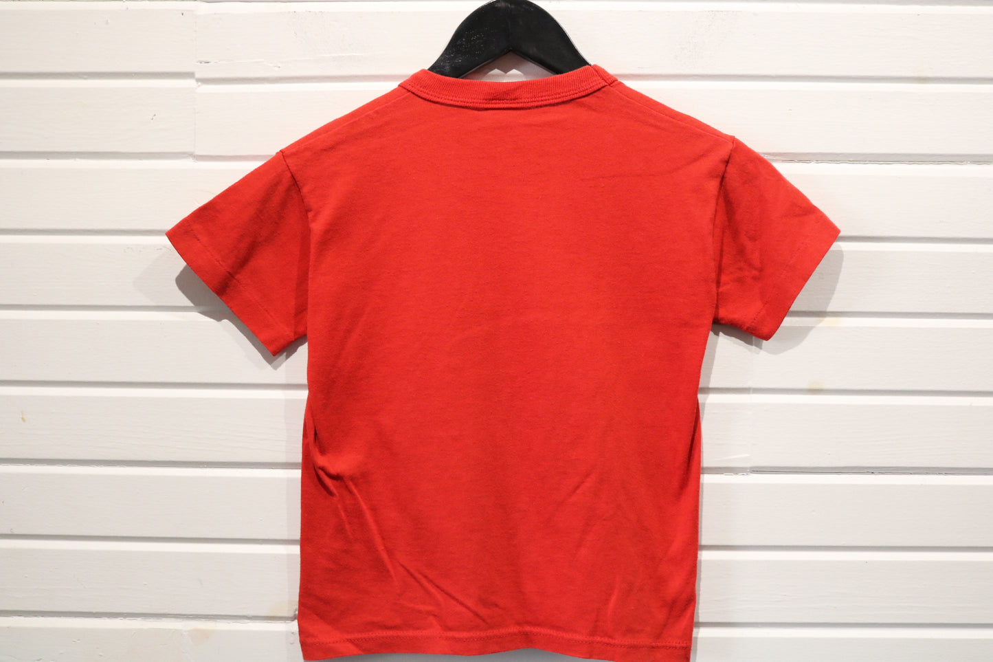 St-Katharines-St-Marks School Summer Sports-Art Camp T-Shirt | Vintage 1980s Youth Graphic Tee | Classic Red Short Sleeve Top