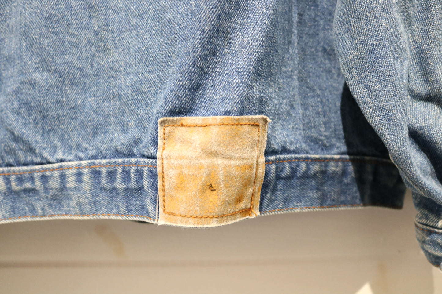 Vintage Denim Jean Jacket | Classic Blue Button-Front Outerwear | Relaxed Fit Men's Coat