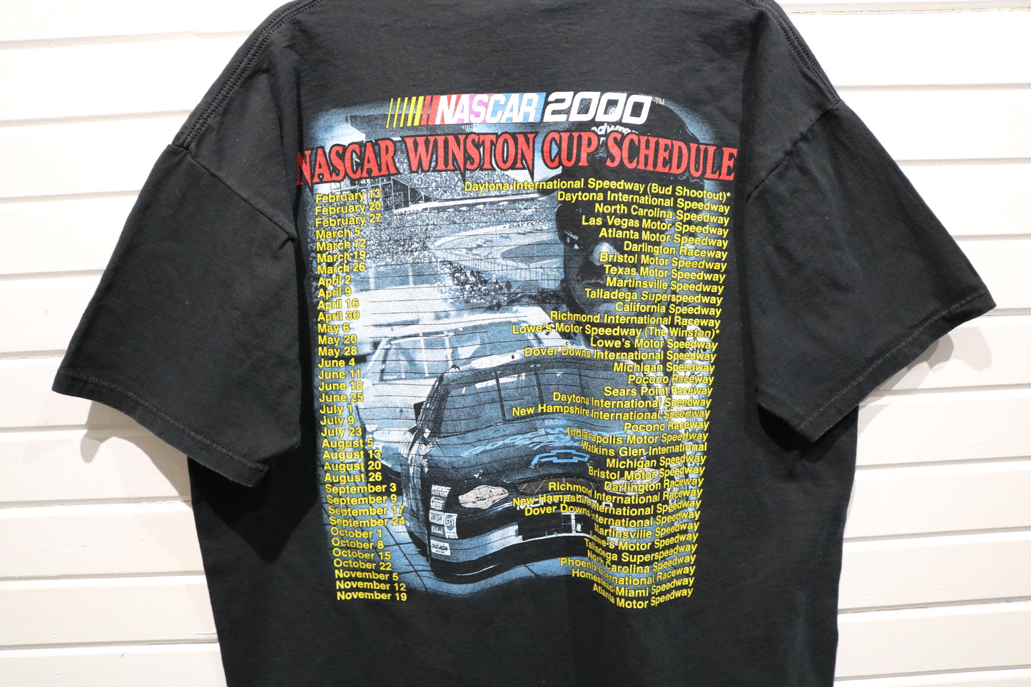 Dale Earnhardt NASCAR T-Shirt | Vintage 2000 Double-Sided Racing Tee | NASCAR Winston Cup Graphic Shirt