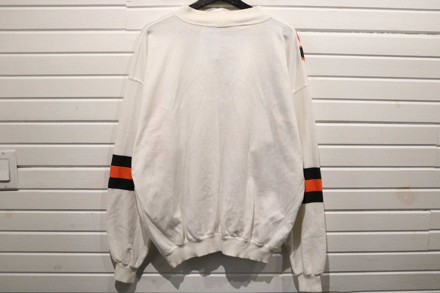 Bengals Football Cartoon Sweater | Vintage 80s Tiger Graphic Pullover Sweatshirt | Classic Sportswear Collectible