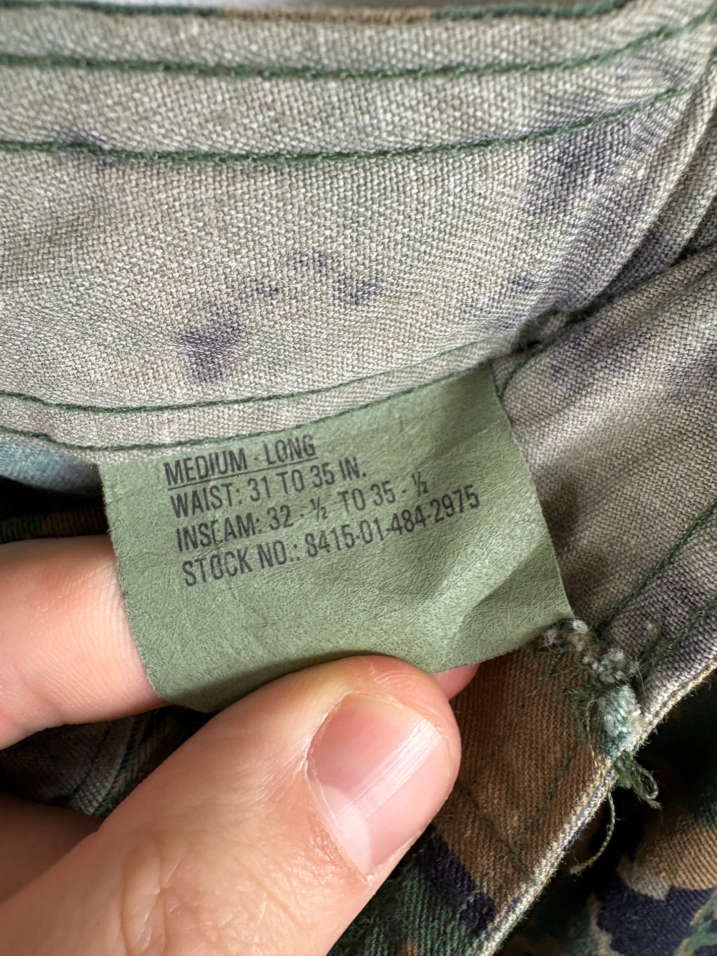 Digital Camo Cargo Pants | Vintage Military Surplus Woodland Pattern Trousers | Classic Utility Outdoor Gear