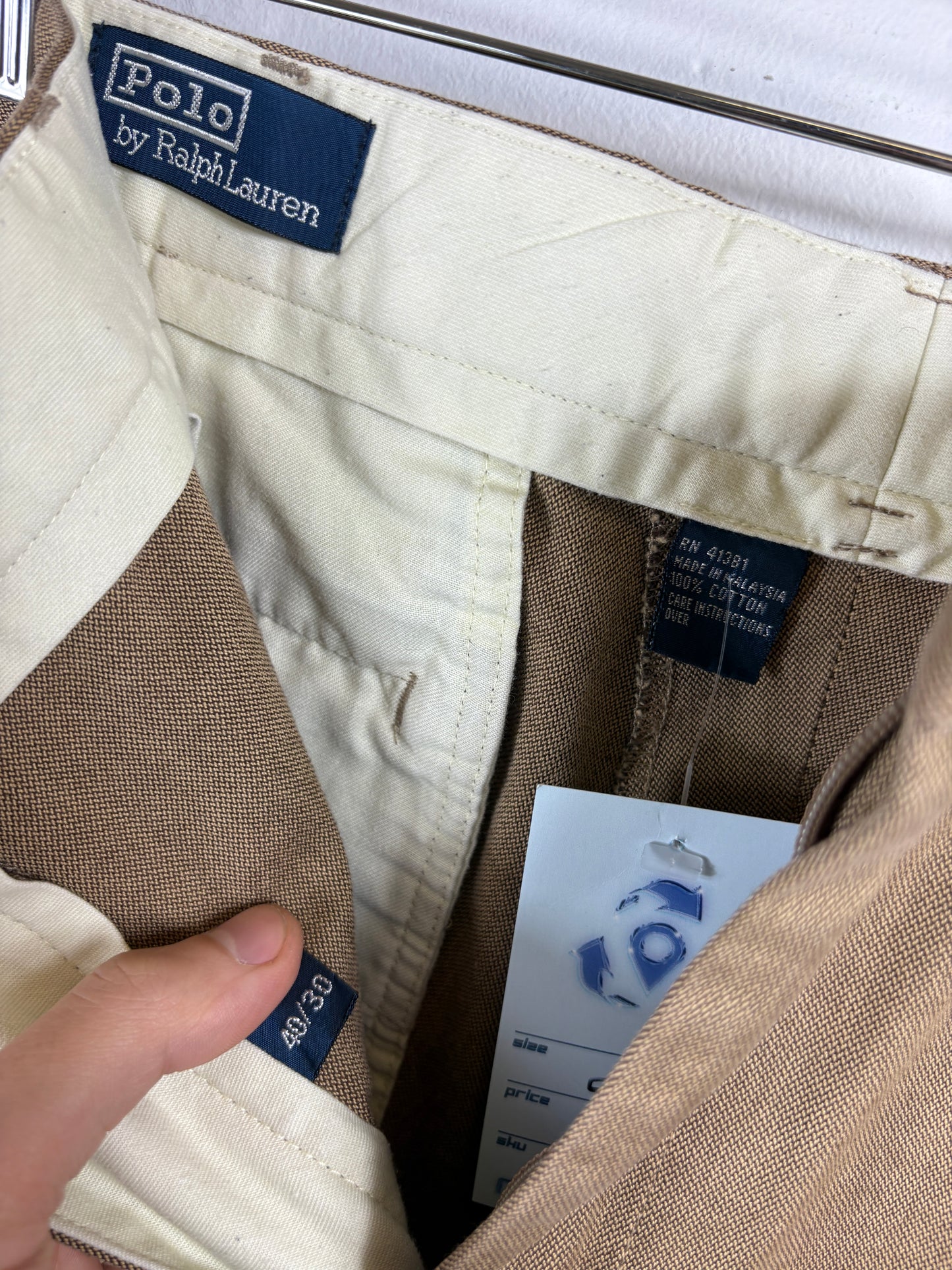 Polo-by-Ralph-Lauren Trousers | Vintage Classic Pleated Dress Pants | Timeless Menswear Staple | 90s Smart Casual