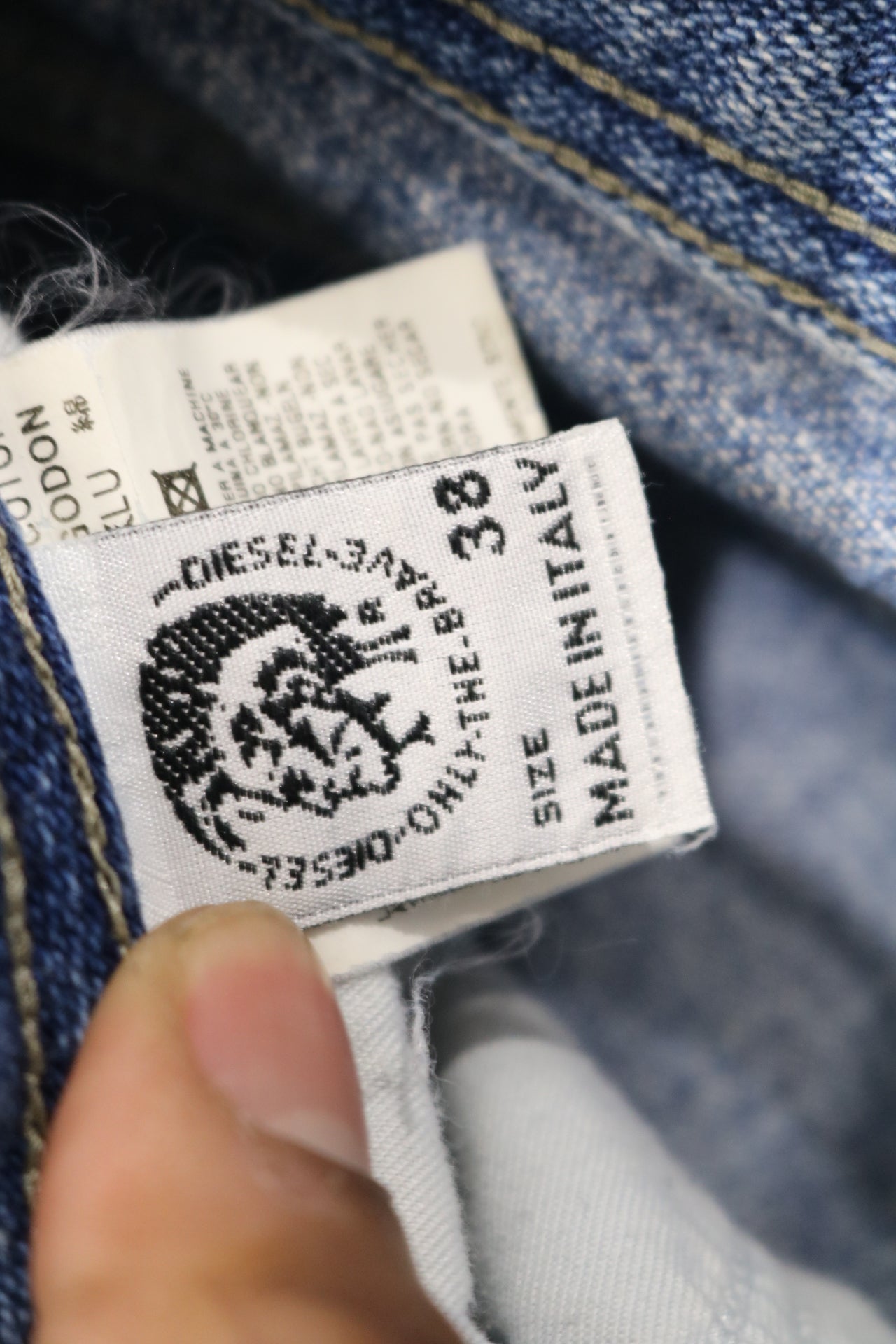 Diesel Jeans | Vintage 2000s Straight-Leg Denim Pants | Classic Blue Italian Made Trousers