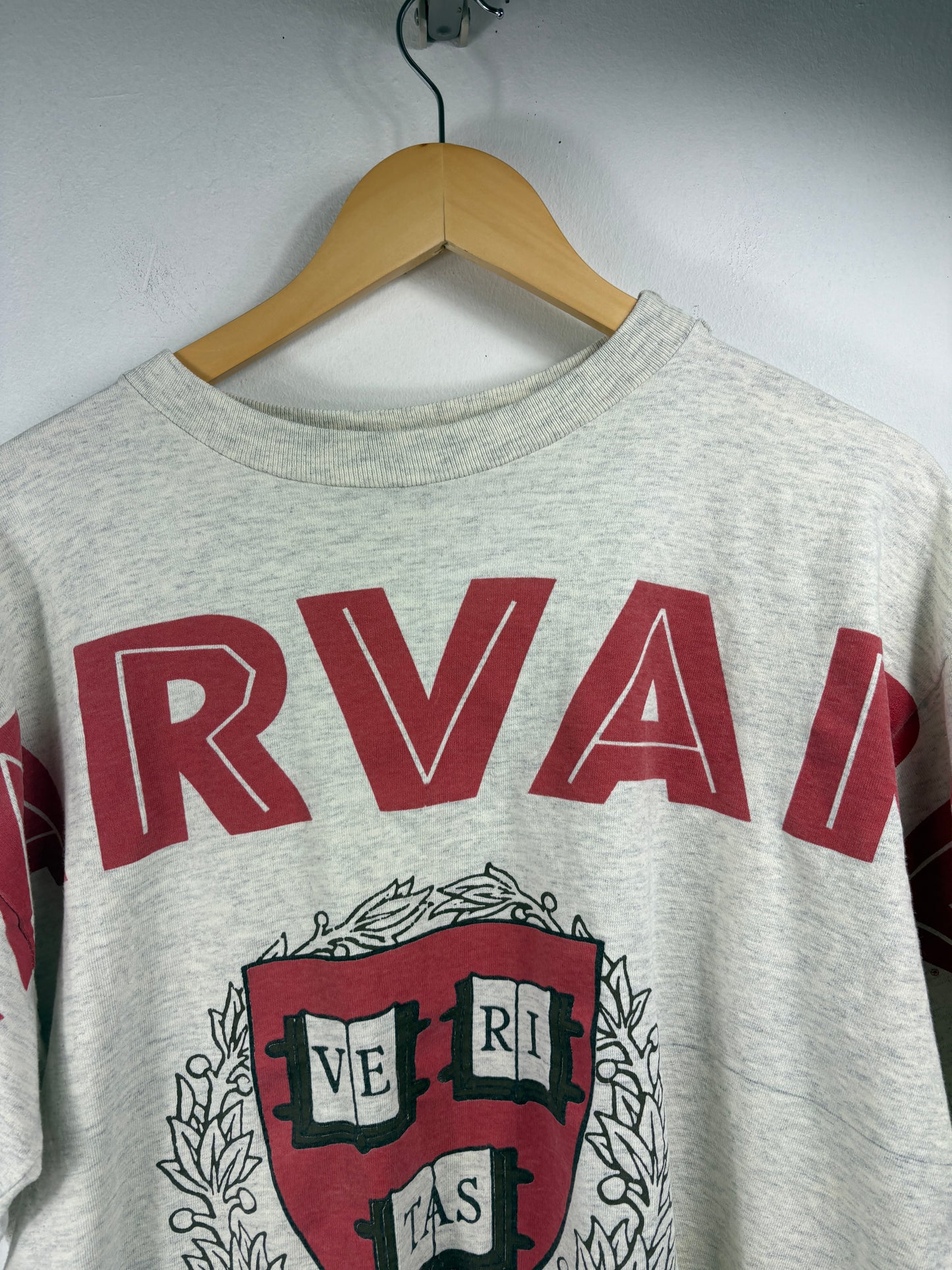 Harvard T-Shirt | Vintage 90s Collegiate Crest Graphic Tee | Classic University Short Sleeve Shirt