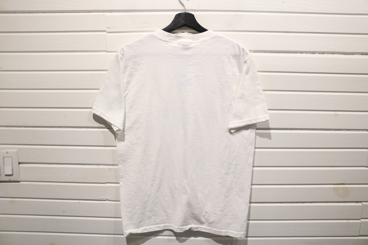 Anvil T-Shirt | Vintage 90s Classic White Crewneck Tee | Minimalist Basic Casual Wear