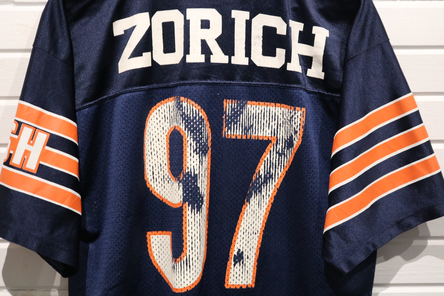 Chicago Bears Zorich Jersey | Vintage 1990s Mesh Football Shirt | Distressed Number 97 Sportswear