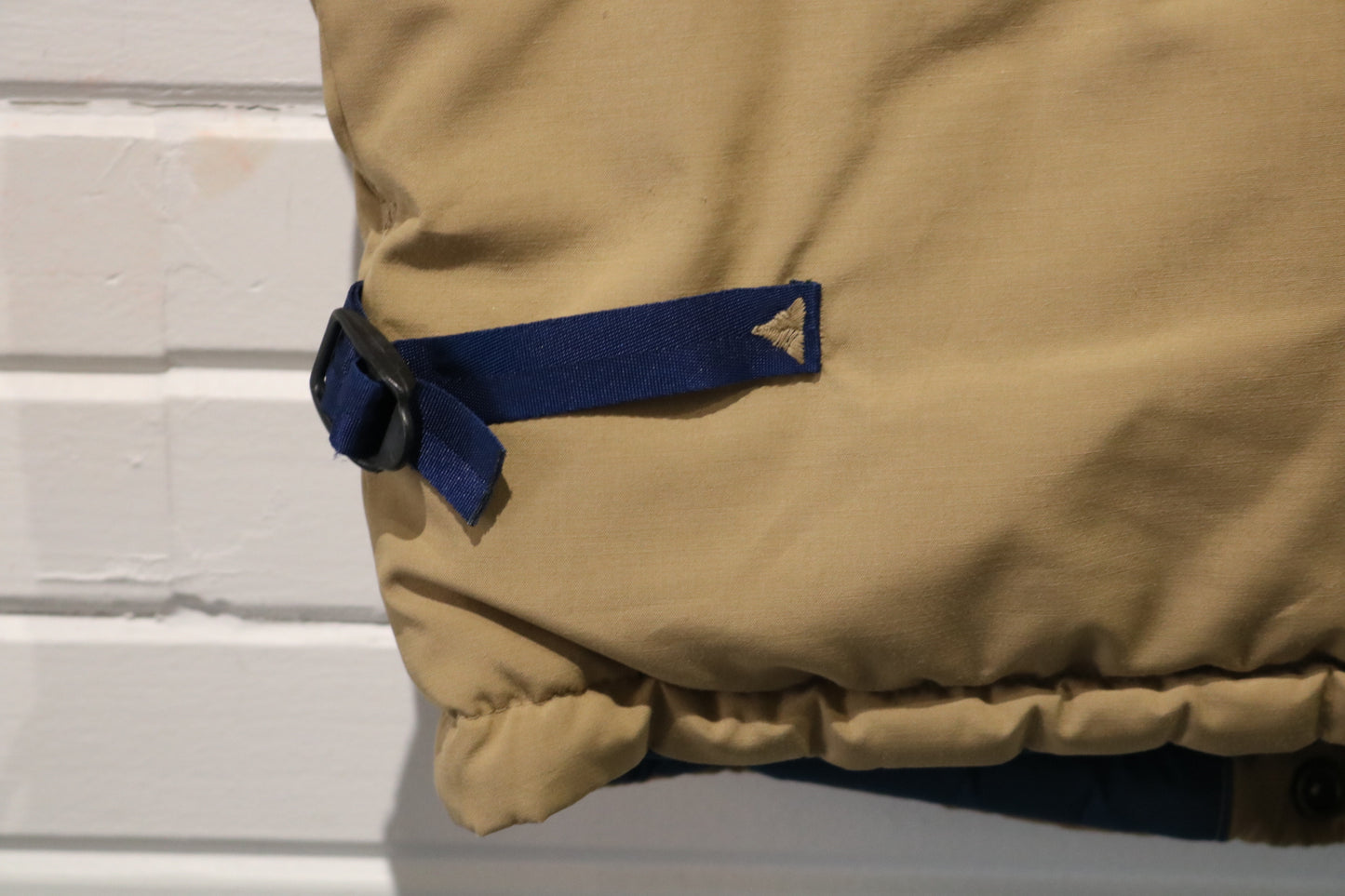 Cannondale Insulated Puffer Vest | Vintage 80s Outdoor Quilted Down Vest | Tan Utility Outerwear