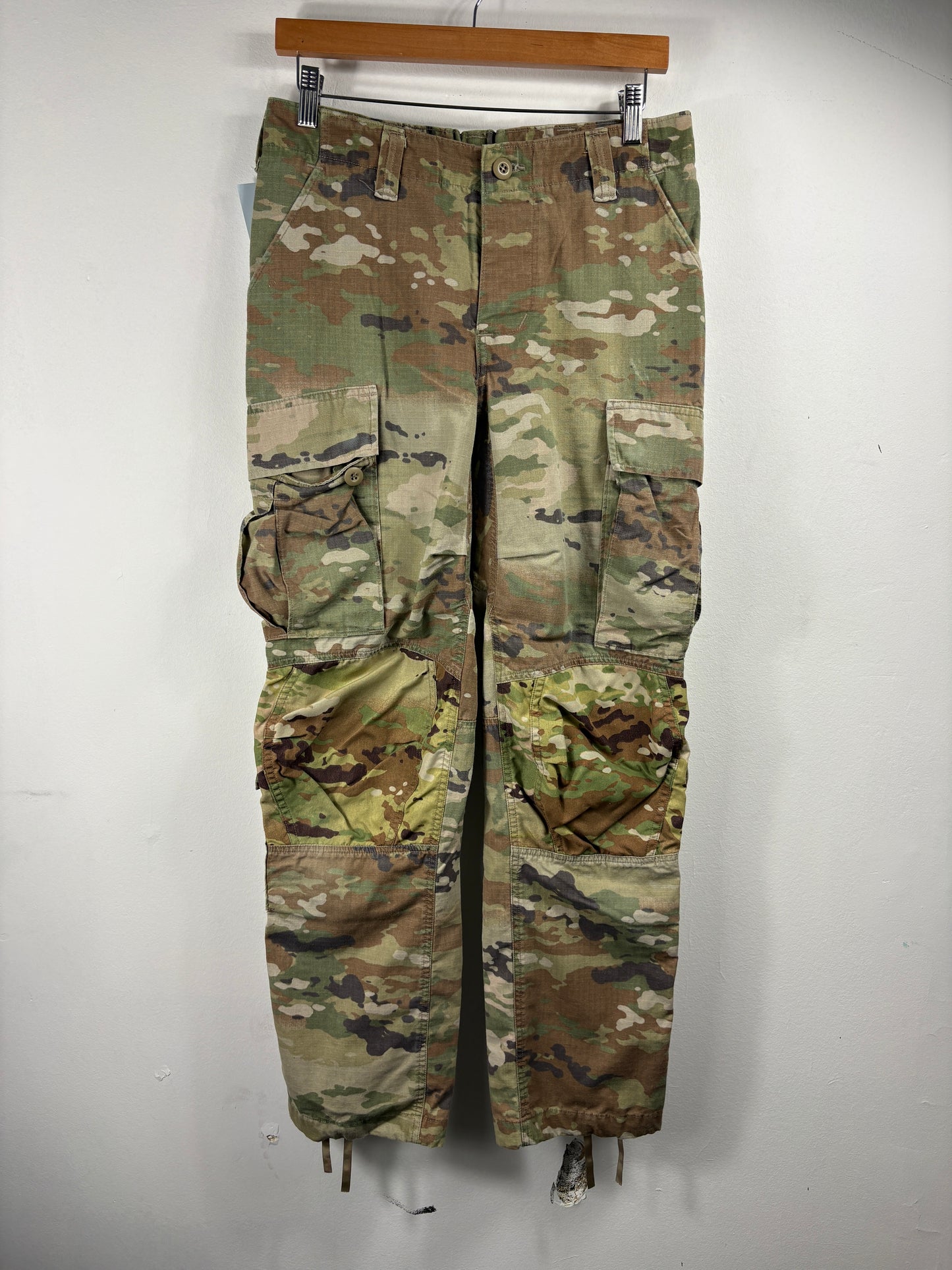Army Camo Cargo Pants | Vintage Military Camouflage Ripstop Trousers | Outdoor Utility Gear