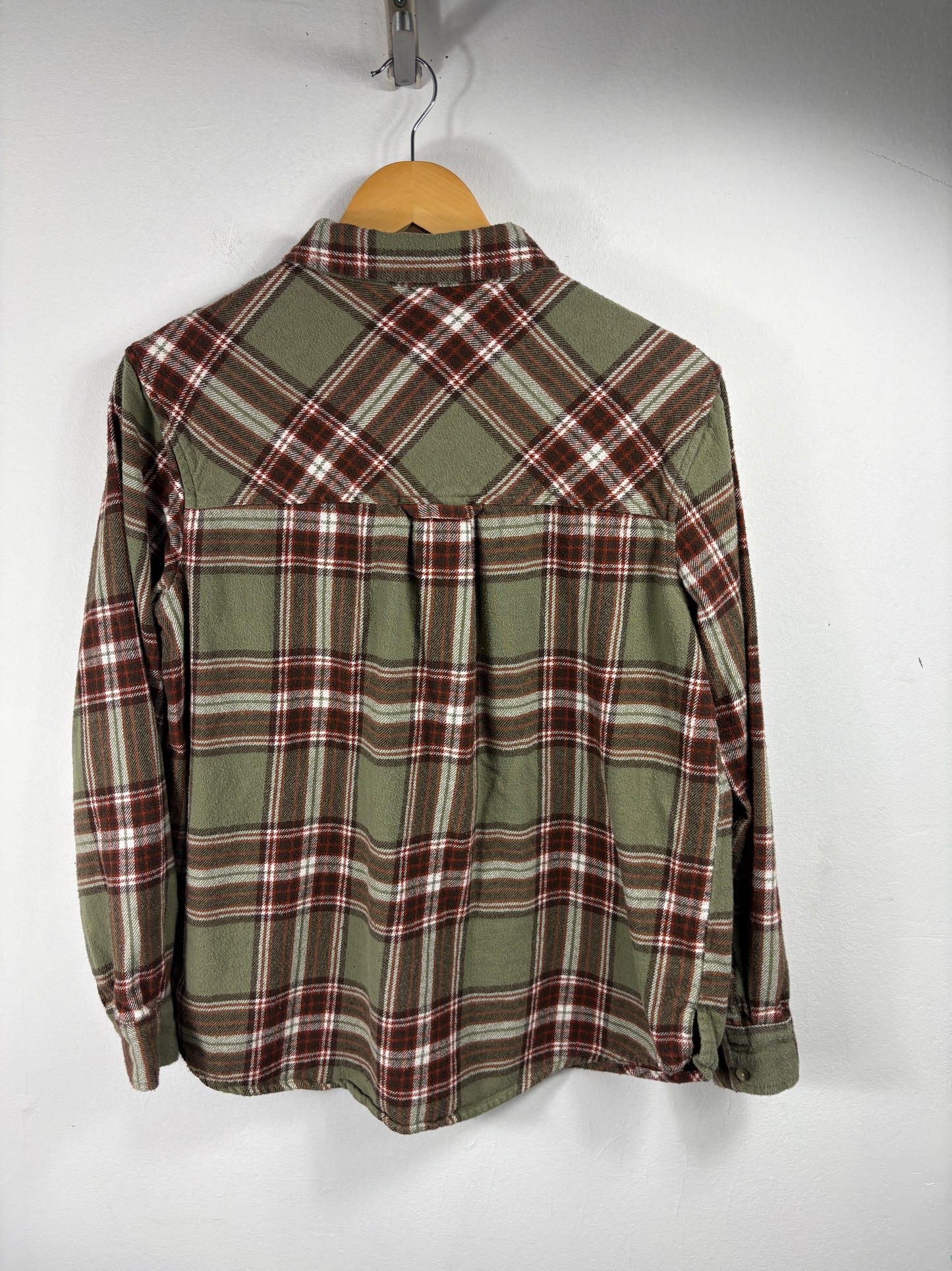 Arizona Jean-Co Plaid Button-Up Shirt | Vintage Classic Casual Flannel Top | Outdoor Layering Shirt