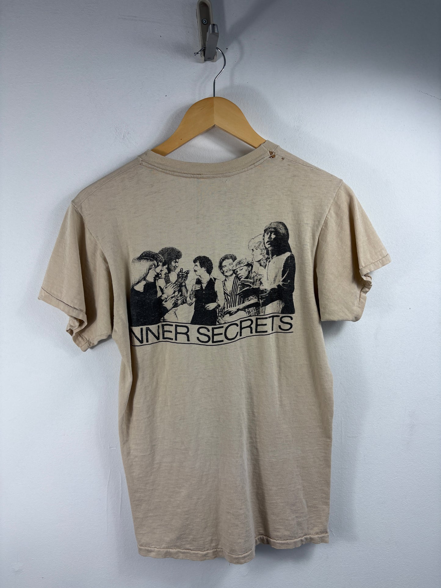 Santana T-Shirt | Vintage 1970s Inner Secrets Band Graphic Tee Shirt | Psychedelic Rock Concert Apparel