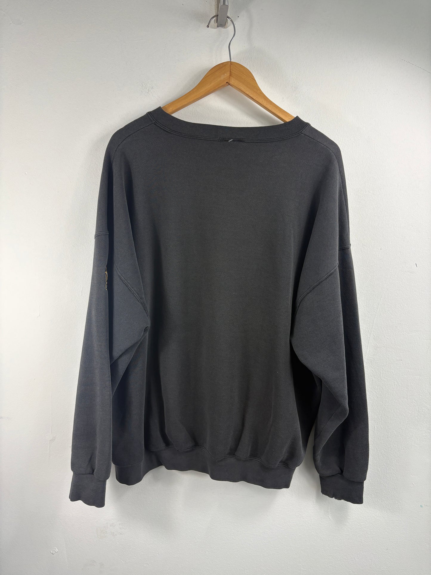 Army Sweatshirt | Vintage Military Graphic Pullover Crewneck | Bold Letter Appliqué