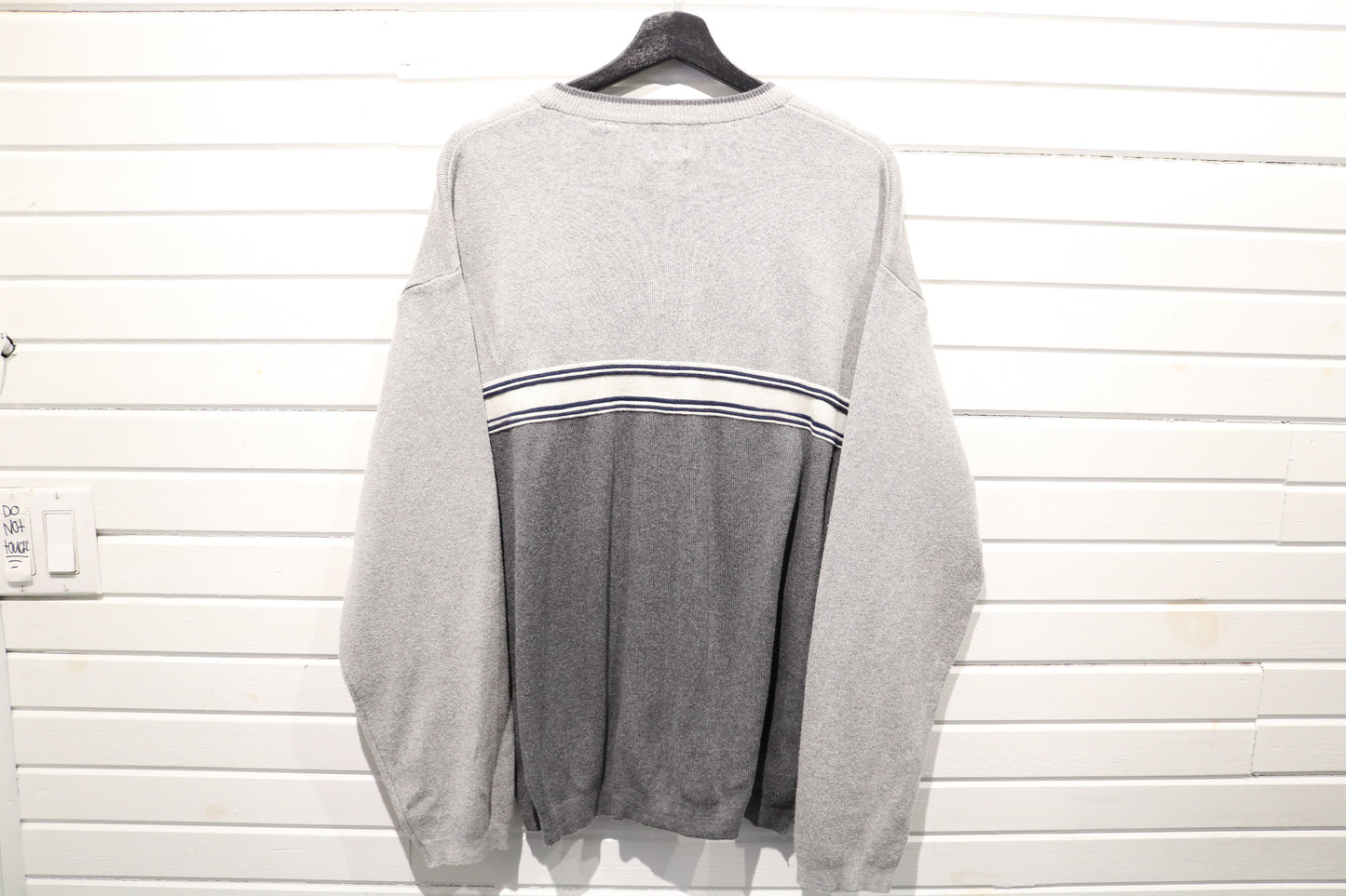 Gap Sweater | Vintage 90s Striped V-Neck Pullover | Classic Retro Knitwear