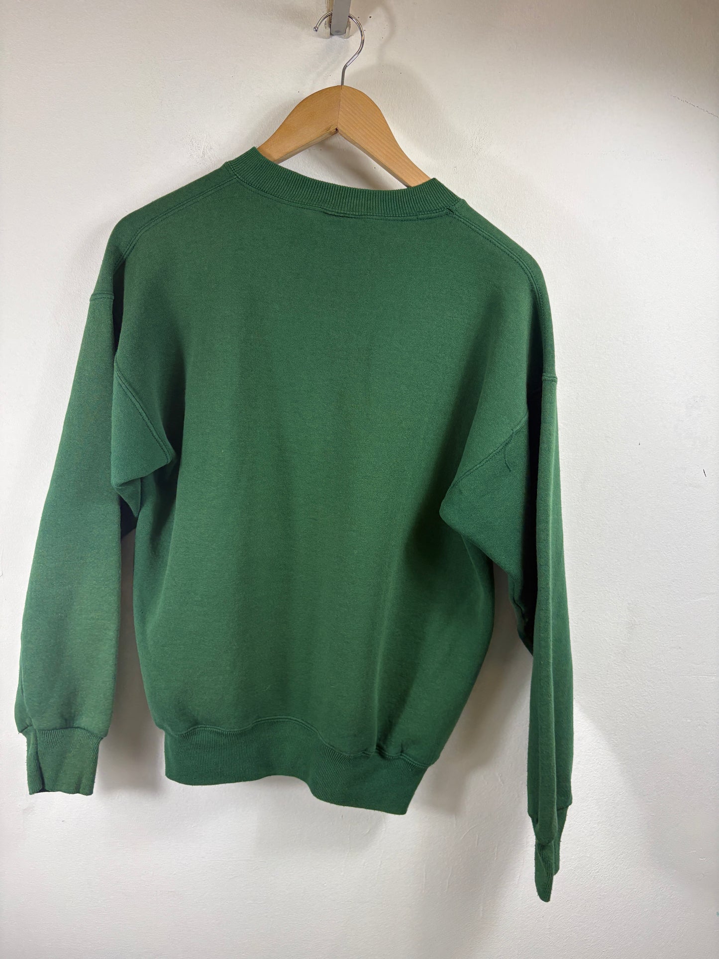 Lee Labrador Retriever Sweatshirt | Vintage 90s Animal Graphic Crewneck Pullover | Green Dog Lover Sweater