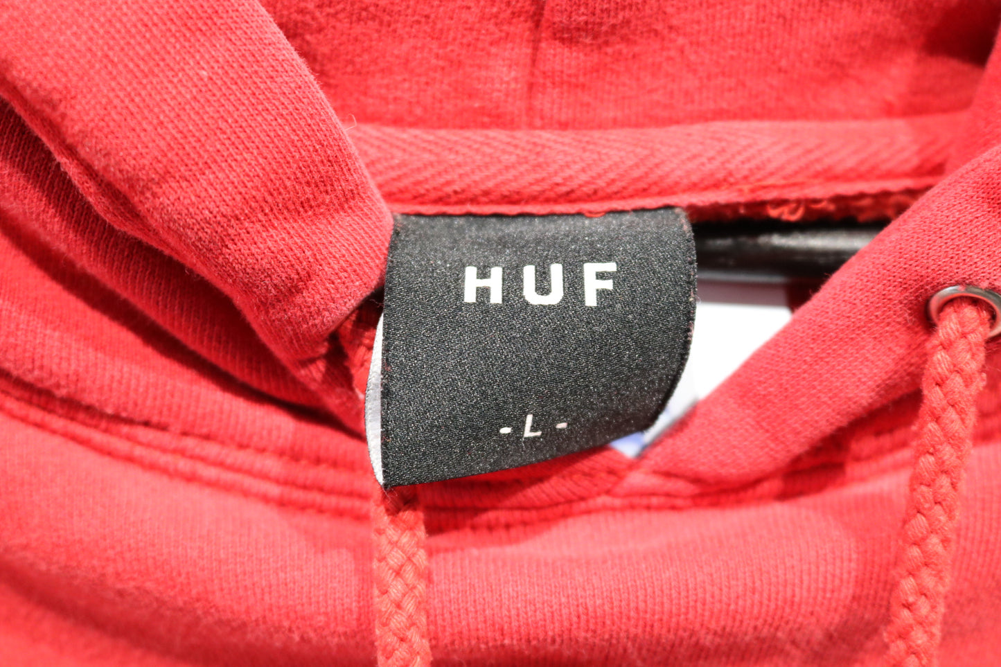 HUF Thrasher Hoodie | Vintage 2010s Red Graphic Pullover Sweatshirt | Skateboarding Streetwear