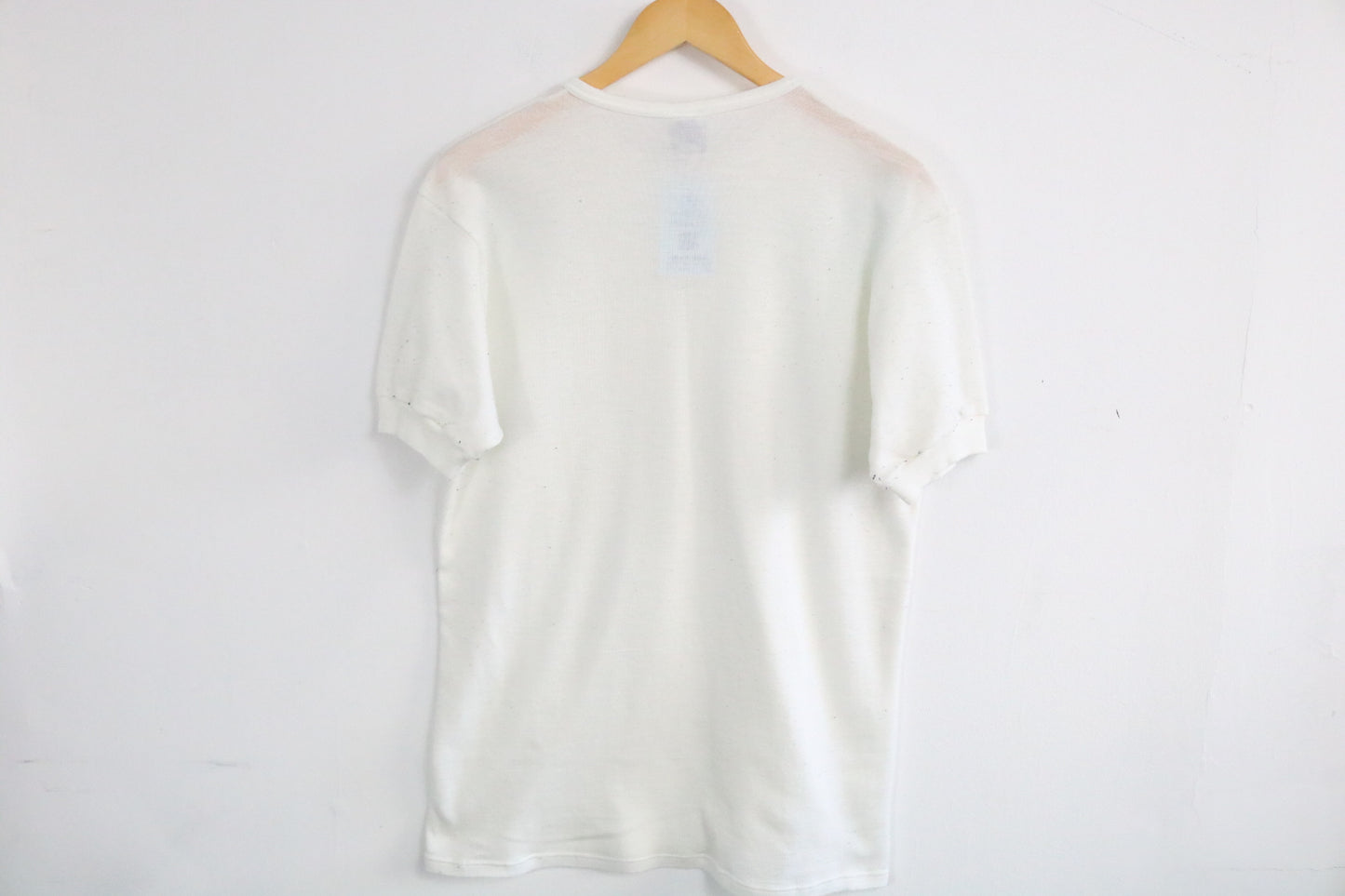 Damart Thermolactyl T-Shirt | Vintage 1980s White Thermal Knit Short Sleeve | Classic Lightweight Base Layer