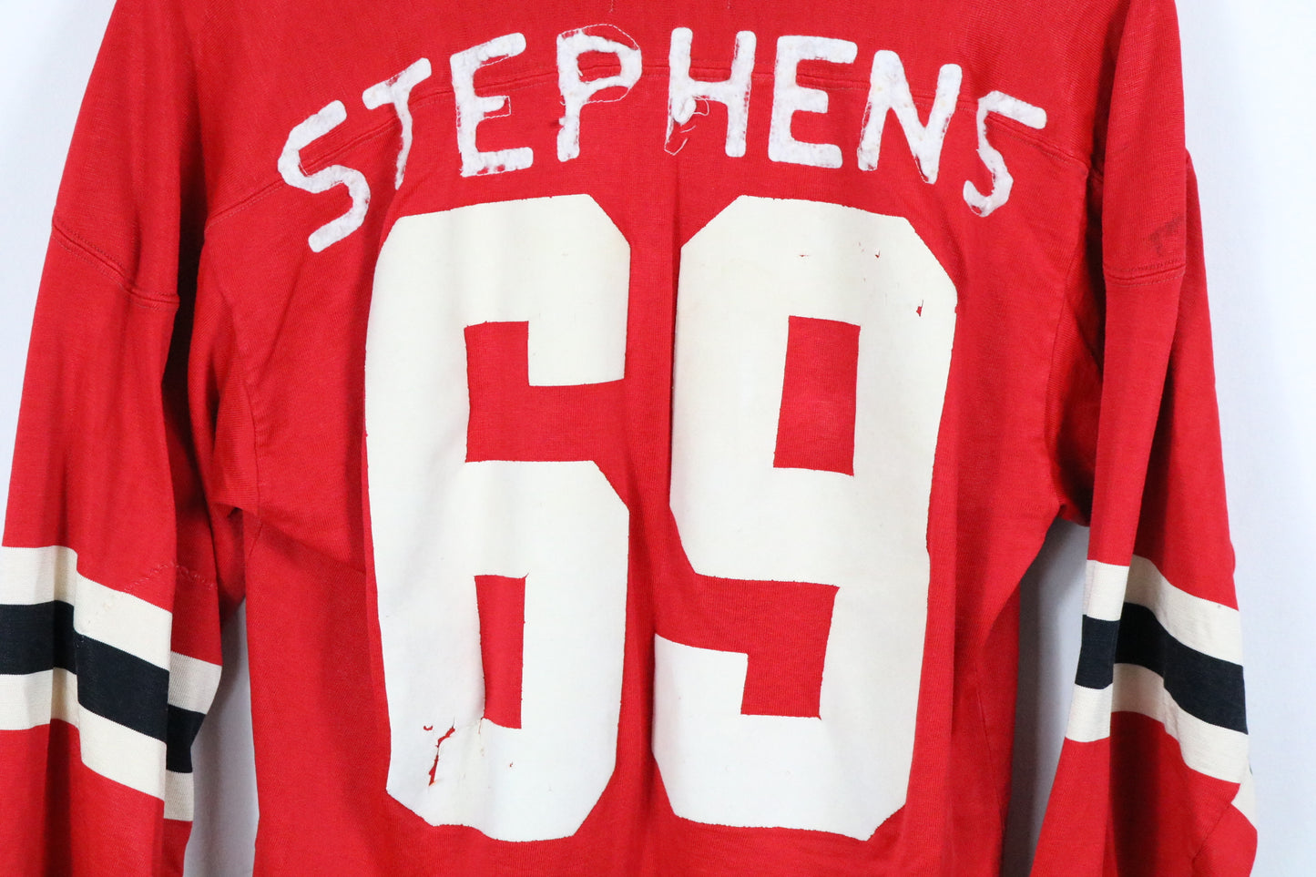 Unique Athletic Supplies Hockey Jersey | Vintage 1970s Angel Graphic Long Sleeve Sports Top | Stephens 69 Teamwear