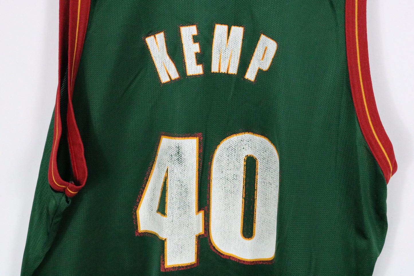 Seattle-Supersonics Champion Jersey | Vintage 90s NBA Shawn-Kemp Basketball Tank Top | Classic Sportswear