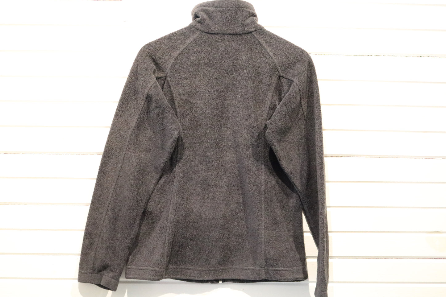 Vintage Columbia Fleece Jacket | Charcoal Full-Zip Outdoor Layer | Soft Winter Outerwear