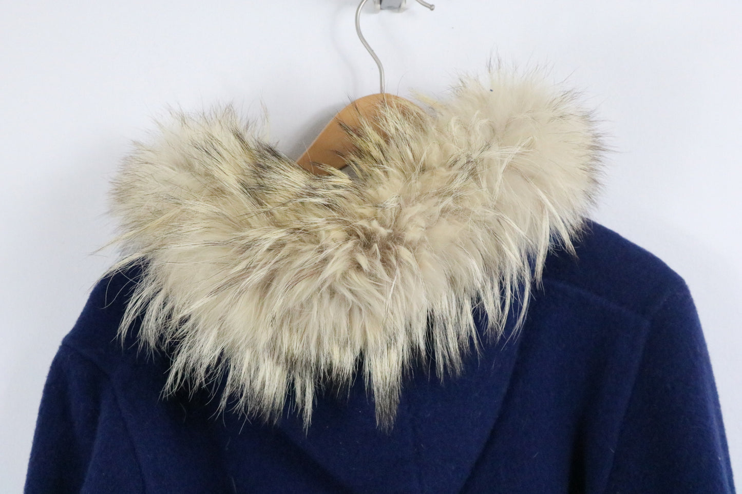 Pangnirtung Sewing Center Coat | Vintage Inuit Fur-Trim Zip-Up Hooded Coat | Winter Outerwear