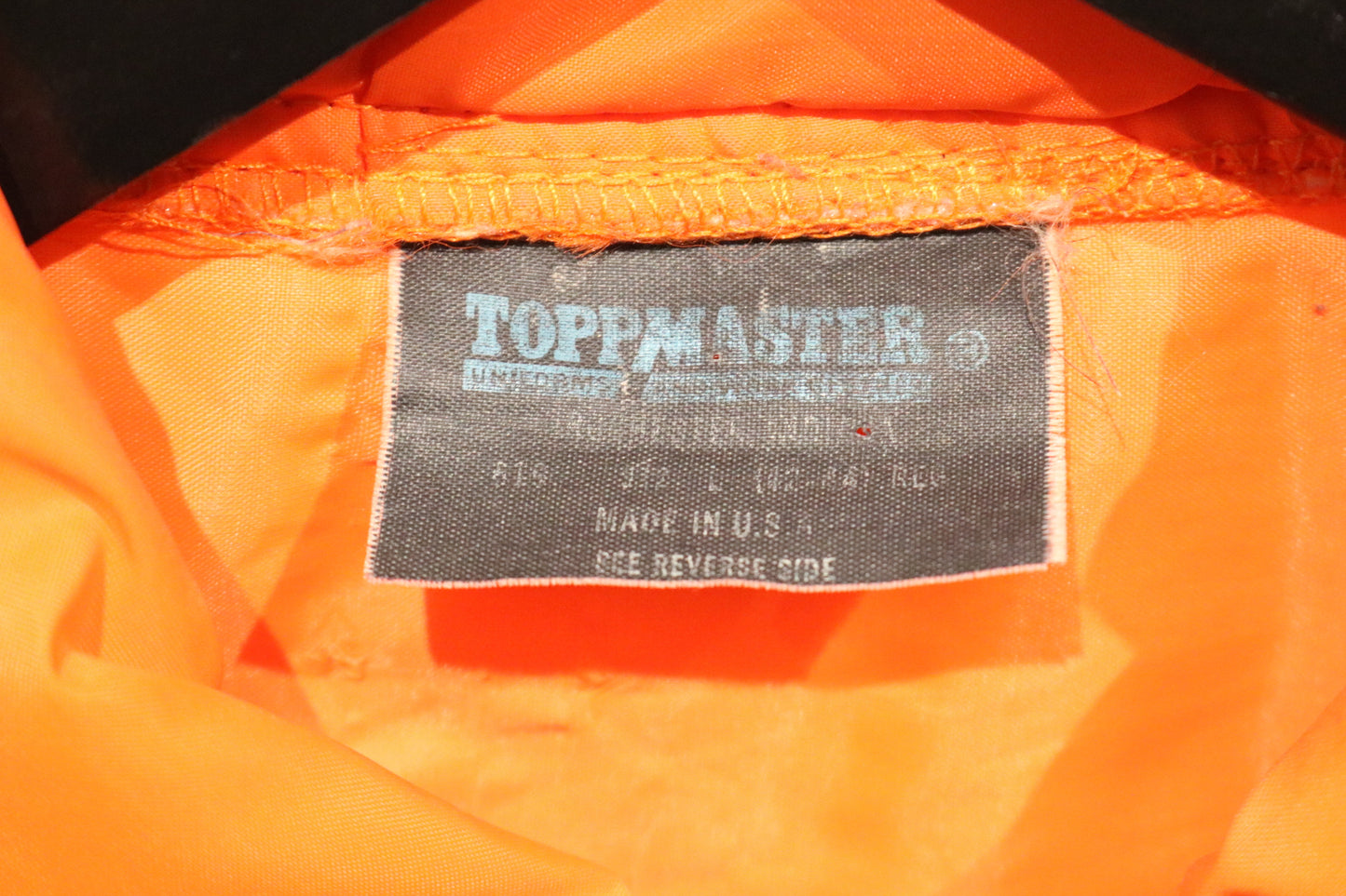 Toppmaster Vest Jacket | Vintage Orange Snap-Front Puffer Vest | Insulated Outdoor Layer