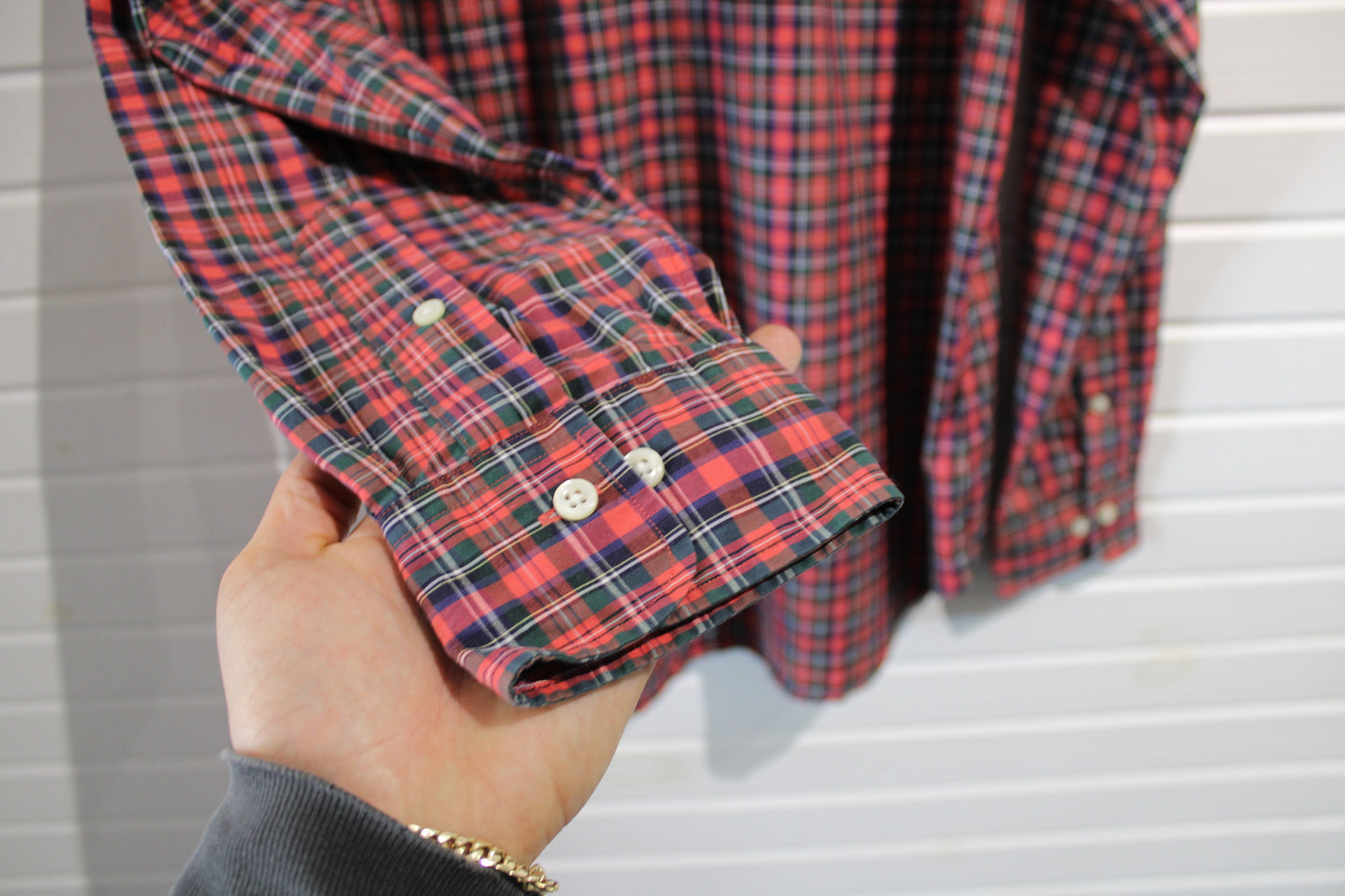 Polo Ralph-Lauren Plaid Button-Up Shirt | Vintage Classic Tartan Check Shirt | Men's Casual Wear