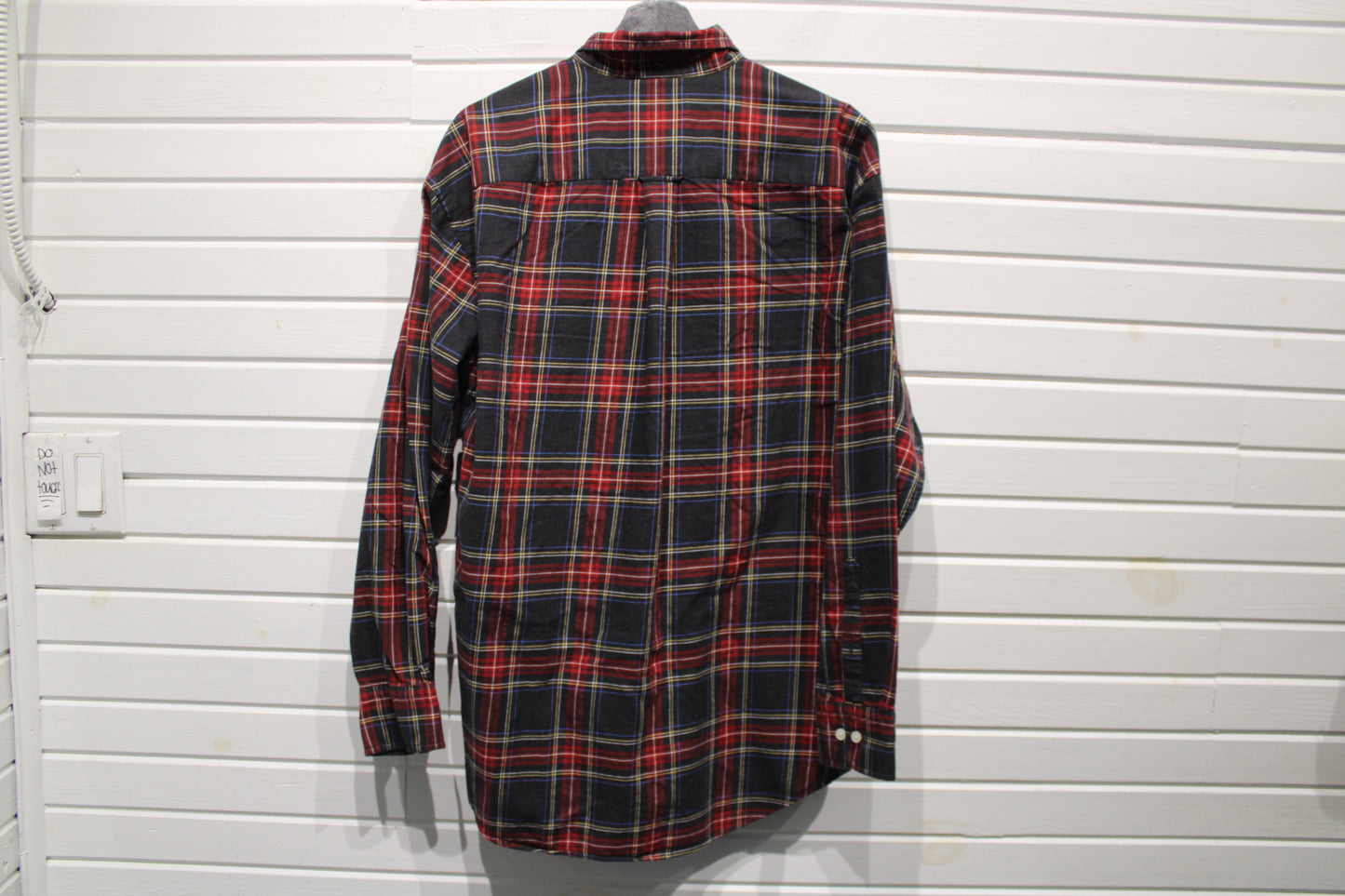 Nautica Plaid Button-Up Shirt | Vintage 1990s Classic Checkered Flannel | Men's Casual Wear