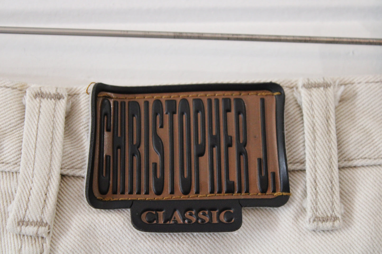 Christopher-J. Classic Shorts | Vintage 90s Off-White Denim Jean Shorts | Relaxed Fit Summer Style