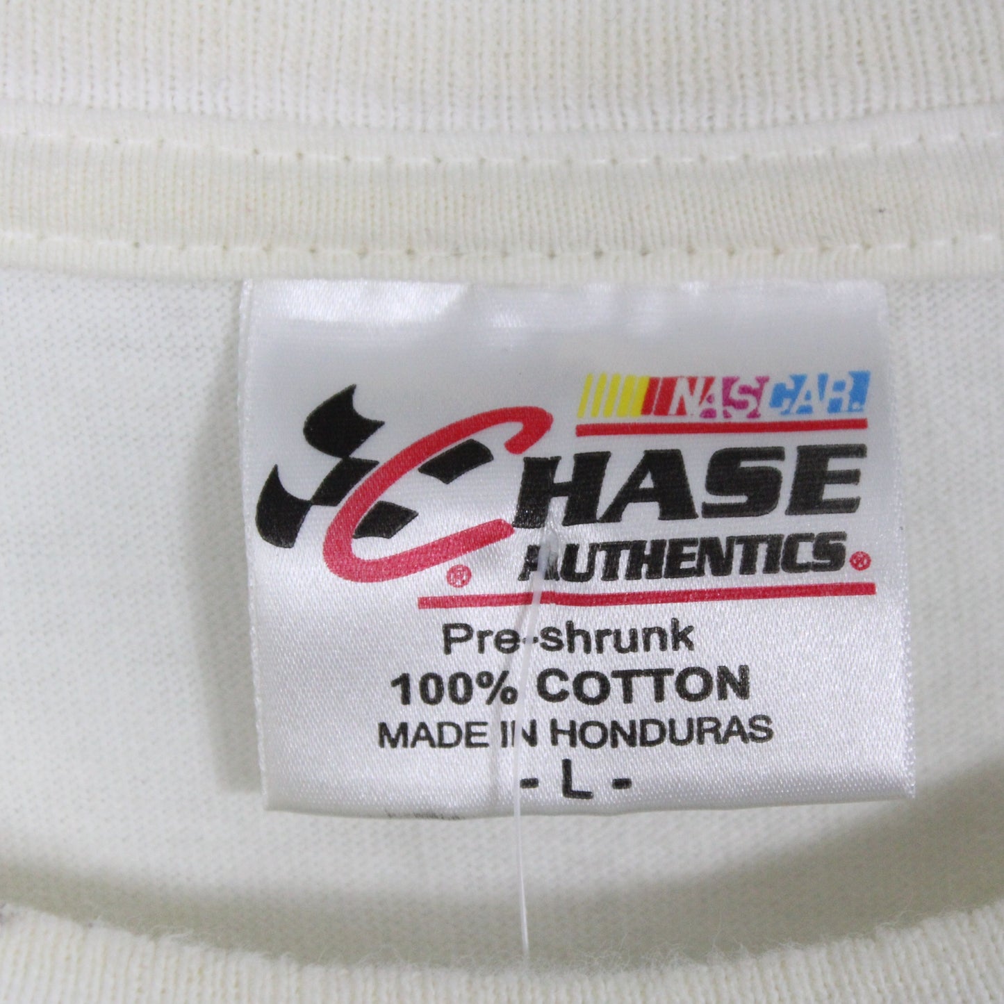 Chase-Authentics NASCAR T-Shirt | Vintage 2012 Denny Hamlin Kansas Speedway Racing Graphic Tee | FedEx Car Motorsport Collectible