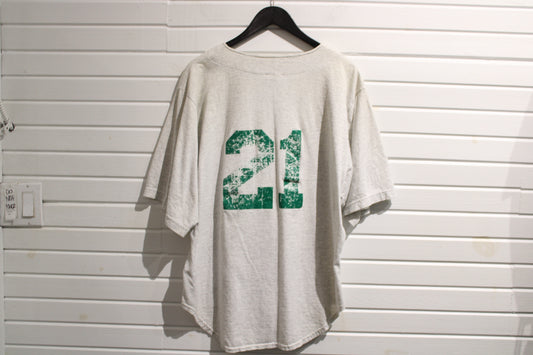 Slim's Gunsmoke Saloon Baseball Jersey | Vintage Graphic Button-Up Shirt | Sports Team Top