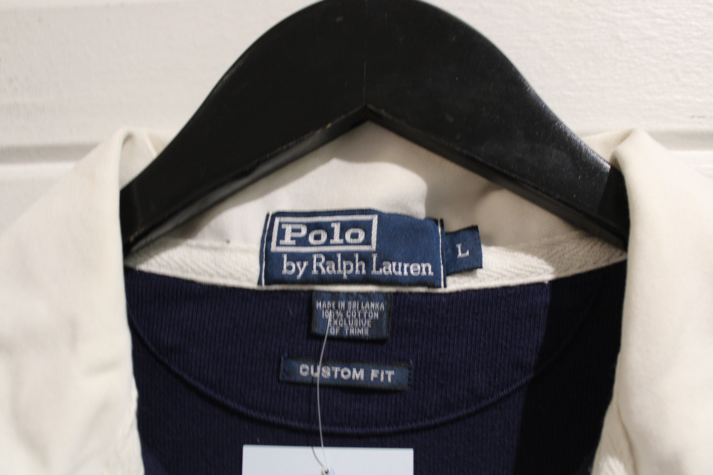 Polo Ralph Lauren Rugby Shirt | Vintage Bold Stripe Number 6 Long Sleeve Rugby Top | Classic Sport Casual