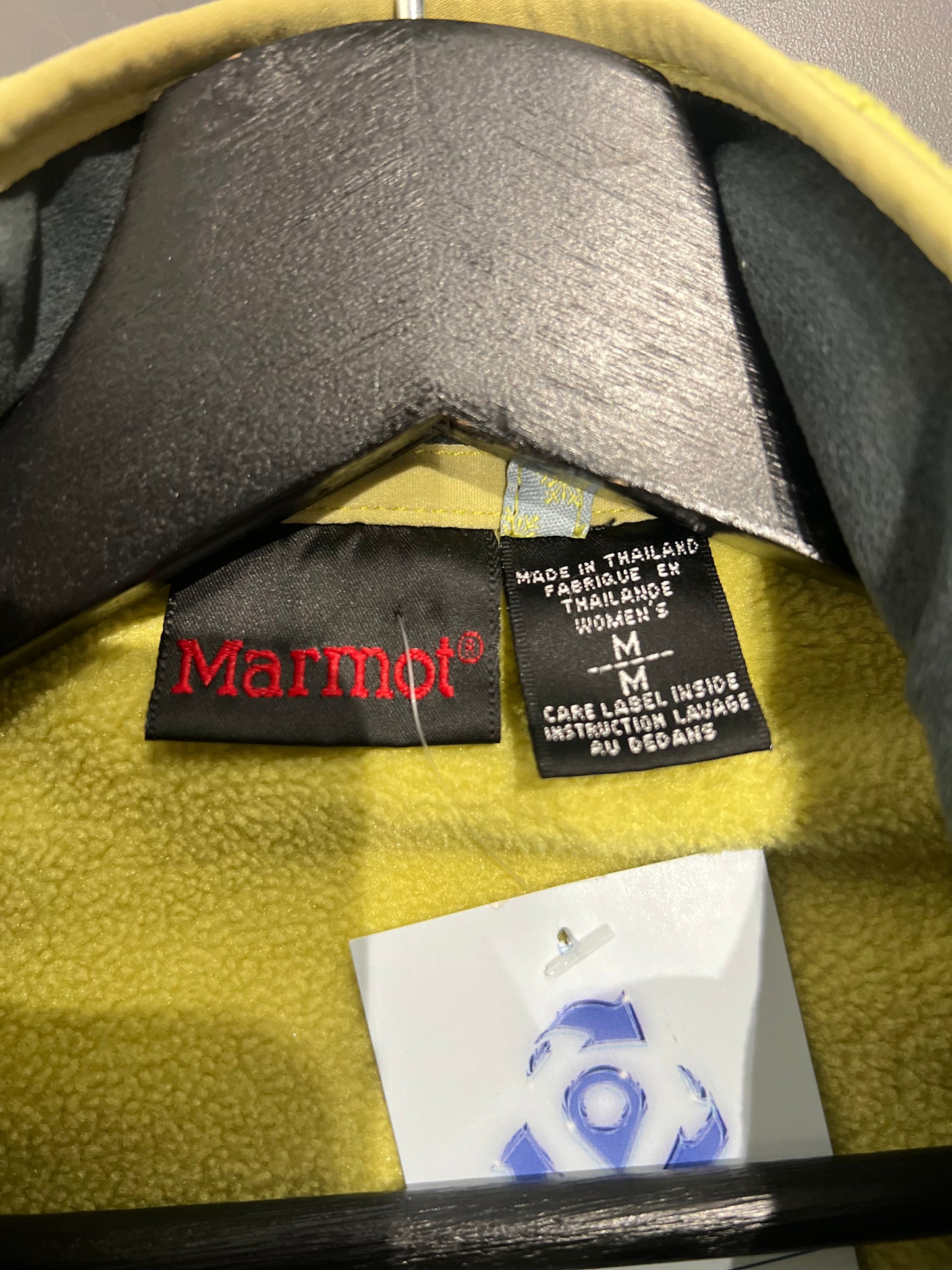 Marmot Fleece Jacket | Vintage 2000s Contrast Panel Full-Zip Outdoor Coat | Women's Medium Cold Weather Layer