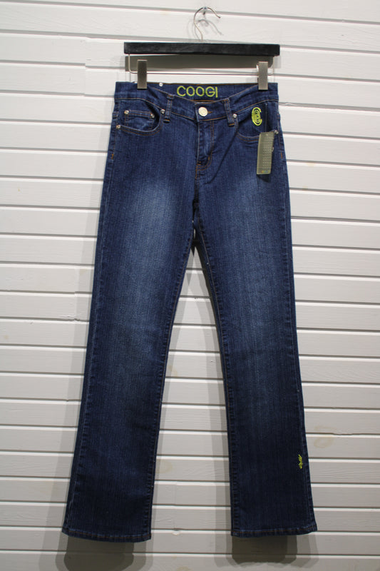 Coogi Jeans | Vintage 2000s Multicolor Embroidered Denim Pants | Graphic Streetwear Clothing