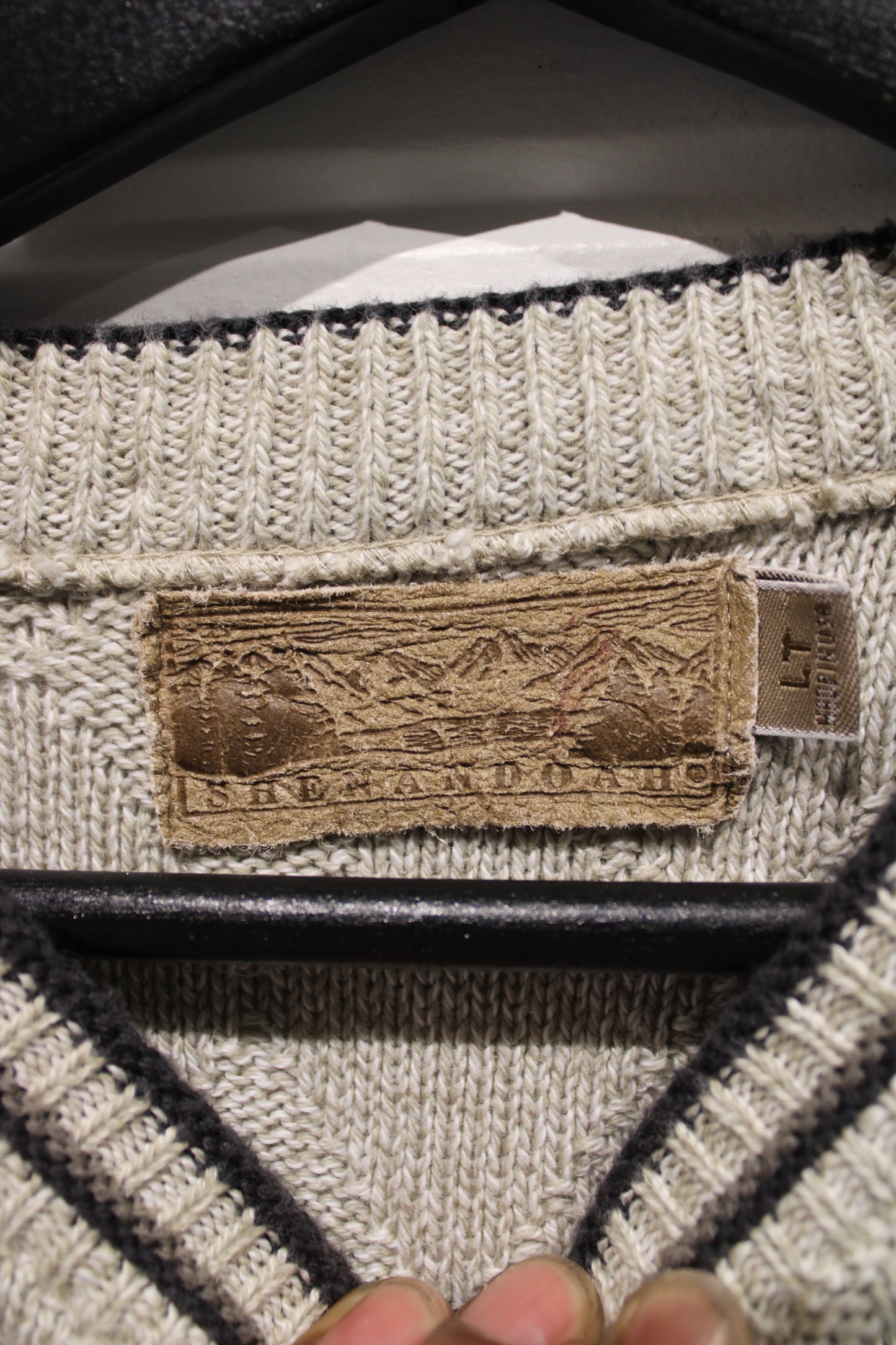 Shenandoah Knit Golf Sweater | Vintage 90s Argyle Embroidered Pullover | Classic Golfing Crewneck