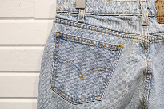 Levi's 550 Relaxed-Fit Jeans | Vintage 90s Light Wash Denim Pants | Classic Straight-Leg Casual Trousers