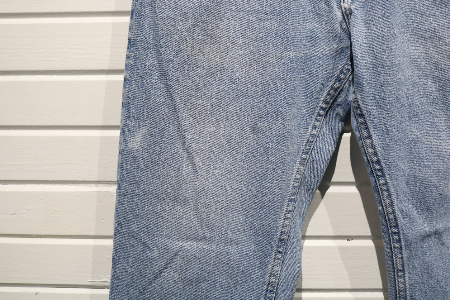 Wrangler Jeans | Vintage Light Wash Straight Leg Denim Pants | Classic Everyday Casual Wear