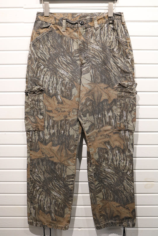 Liberty Realtree Camo Pants | Vintage Outdoor Cargo Hunting Trousers | Classic Woodland Pattern