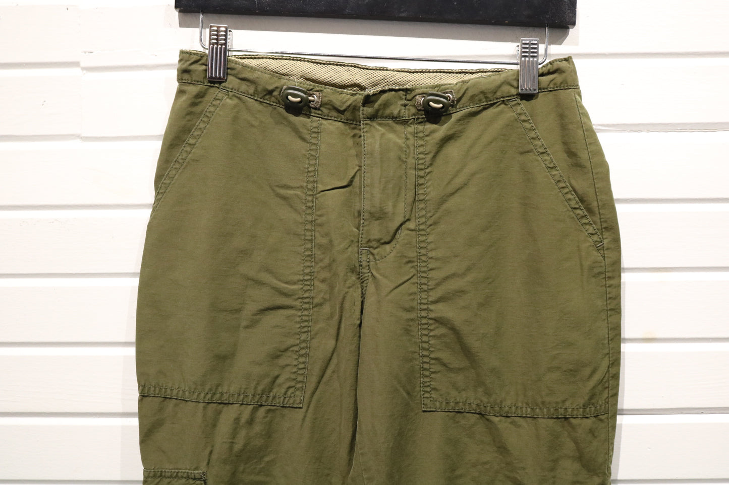 John-Lachie Utility Cargo Pants | Vintage 2000s Olive Workwear Trousers | Outdoor Wide-Leg Multi Pocket
