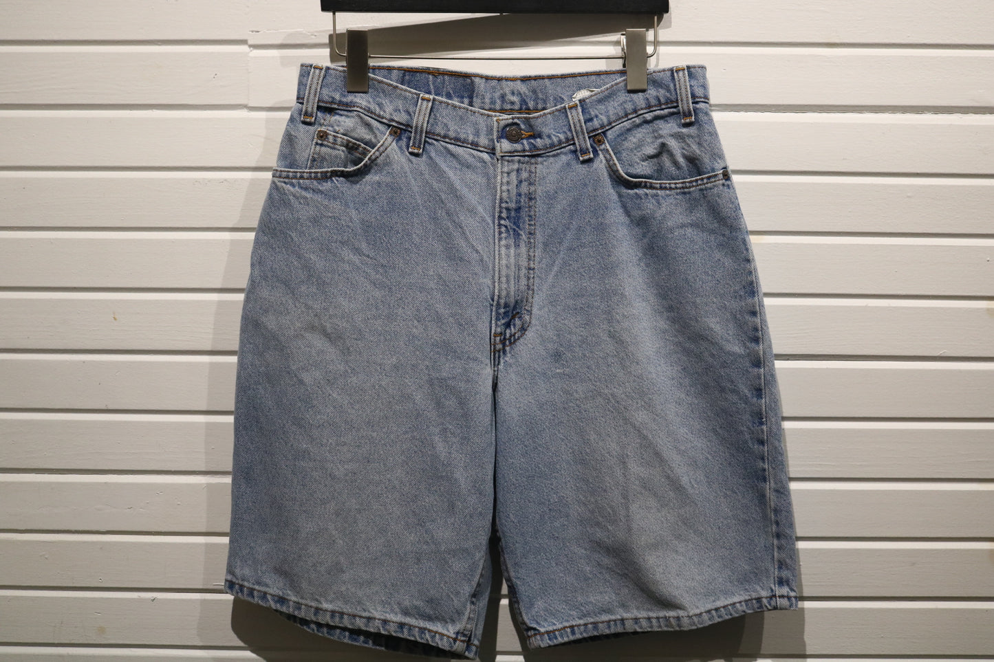 Levi's 560 Jean Shorts | Vintage 90s Light Wash Denim Loose-Fit Shorts | Retro Summer Style Clothing
