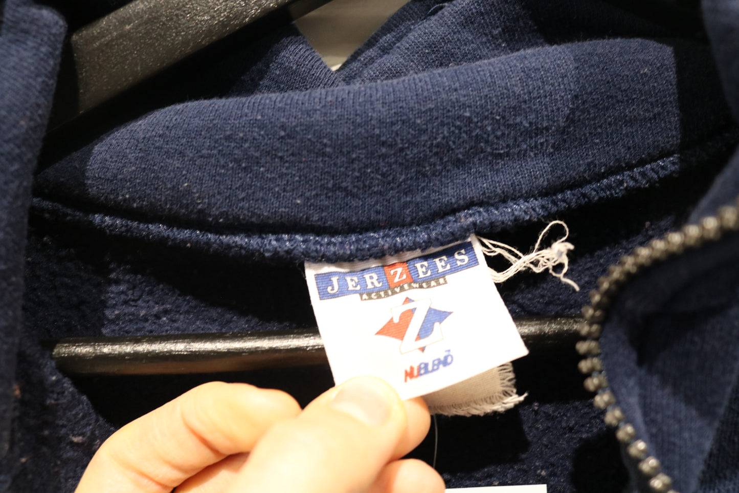 Sports Illustrated Quarter-Zip Fleece | Vintage 1990s Navy Pullover Sweatshirt | Classic Sportswear Top