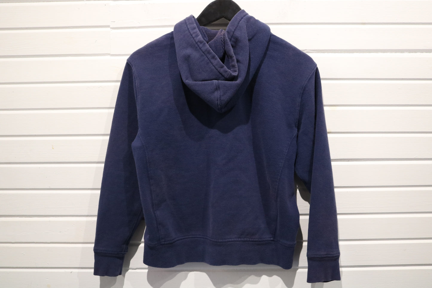 Polo Ralph-Lauren Hoodie | Vintage Zip-Up Navy Sweatshirt | Classic Fleece Hooded Top