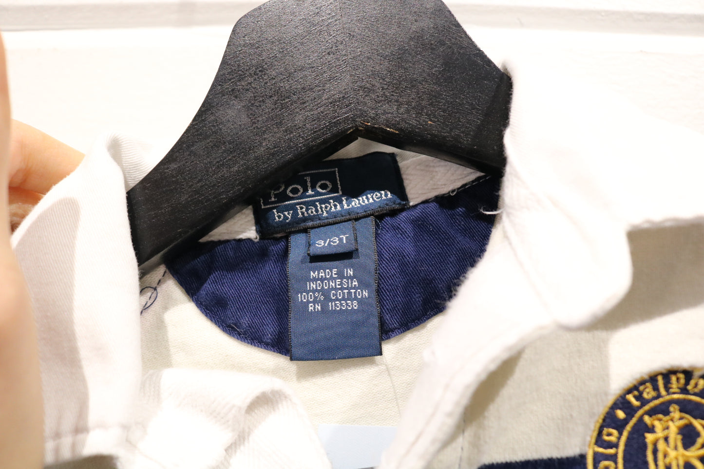 Polo Ralph Lauren Rugby Shirt | Vintage Classic Embroidered Crest Long Sleeve Top | Youth Sportswear