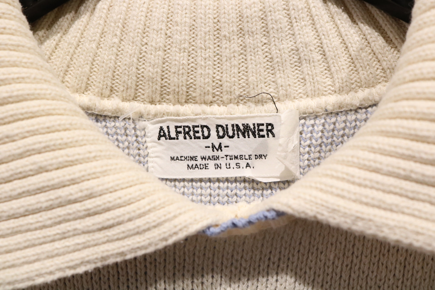 Alfred-Dunner Knit Polo Sweater | Vintage 1980s Short Sleeve Wheat Motif Top | Retro Casual Pullover