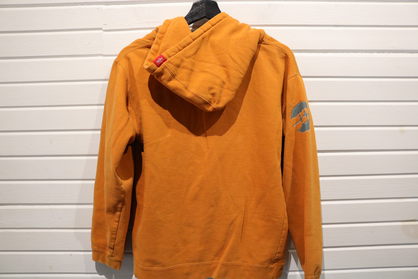 Mossimo Zip-Up Hoodie | Vintage 2000s Orange Graphic Hooded Sweatshirt | Classic Street Style Sweatshirt